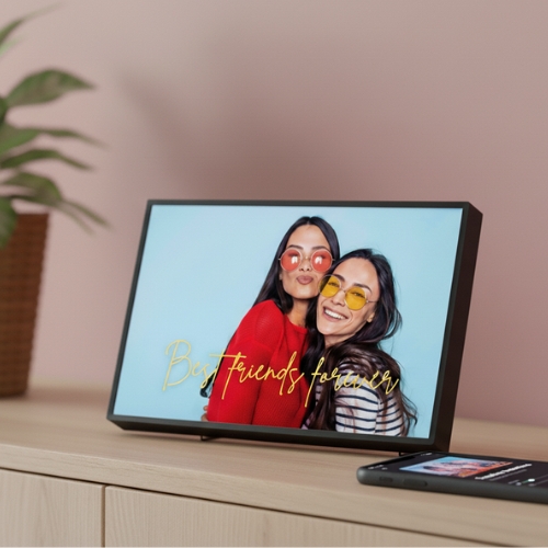 soundpicture mini in a stylish living room mockup